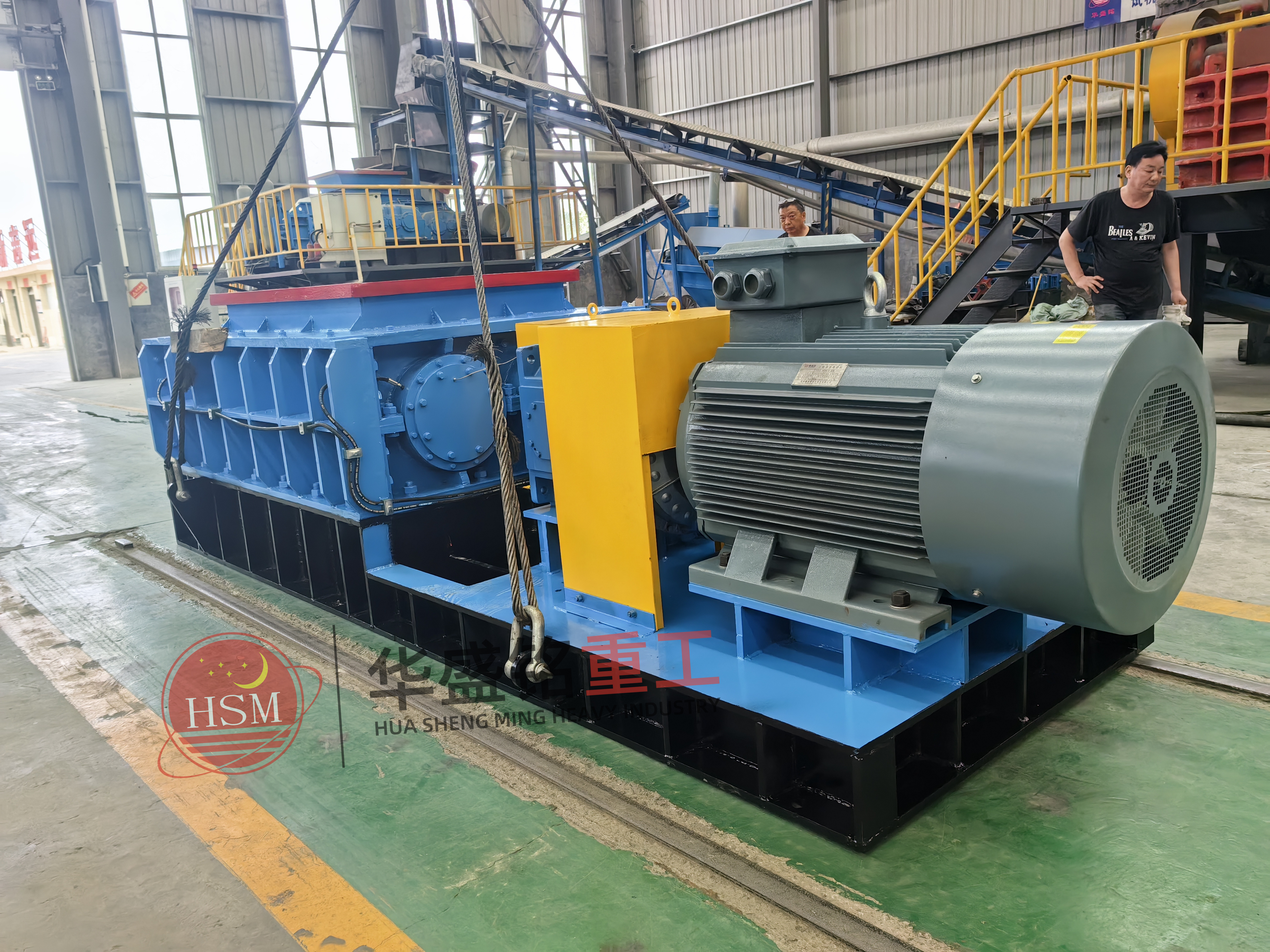 瀝青塊強力雙齒輥破碎機 瀝青塊強力雙齒輥破碎機